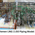 Yemen LNG 1:50 piping scale model by DAGART Solutions
